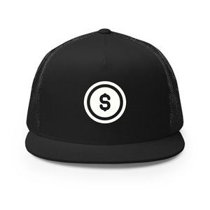 USD Coin Hat, Trucker, Crypto, Stock Market, Wolf of Wall Street